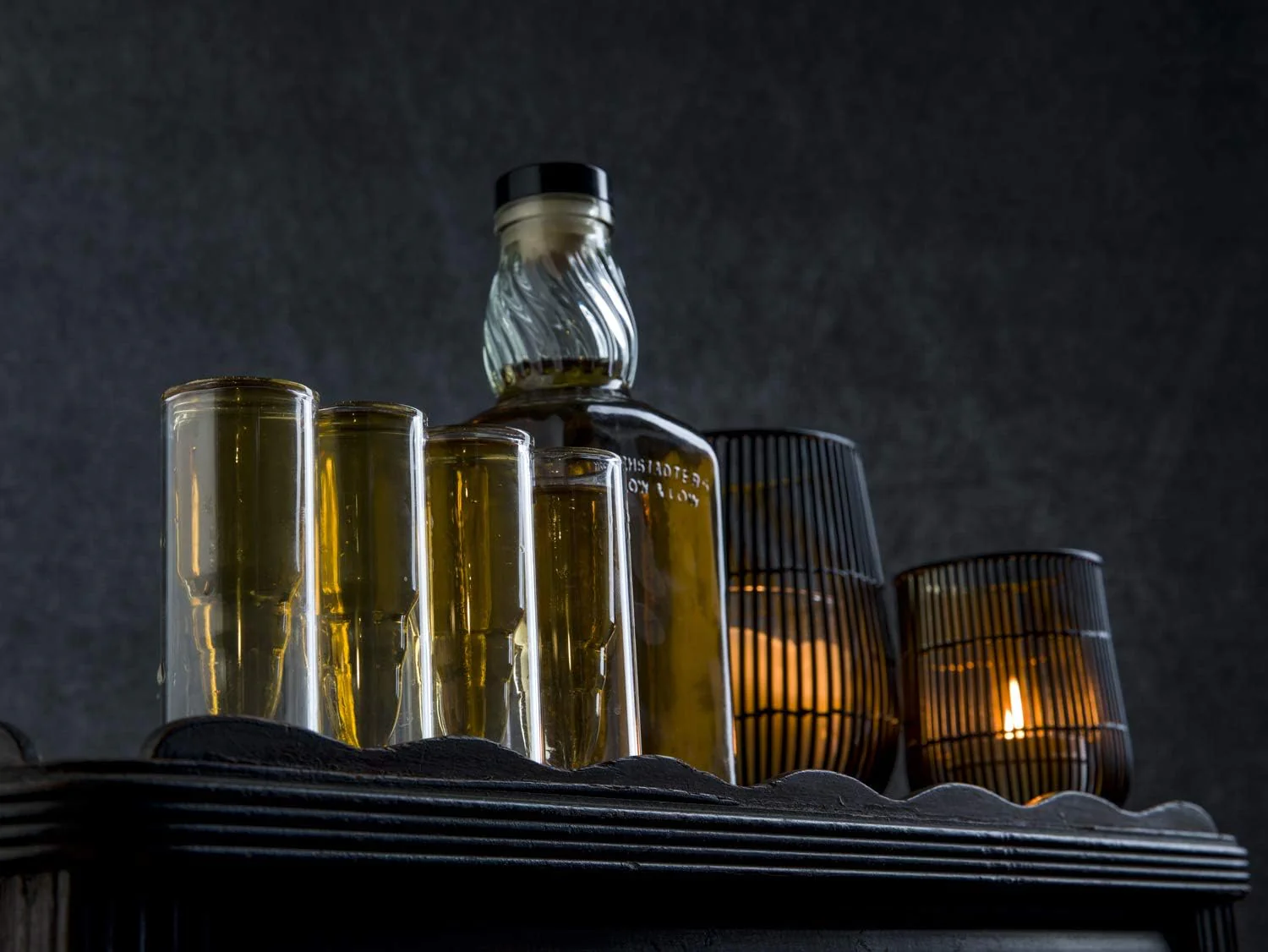 50 Caliber Shot Glasses Set - Set of 4 - Each holds 2 Ounces - Tactical Bullet Casings Shot Glasses by The Wine Savant - Image 3