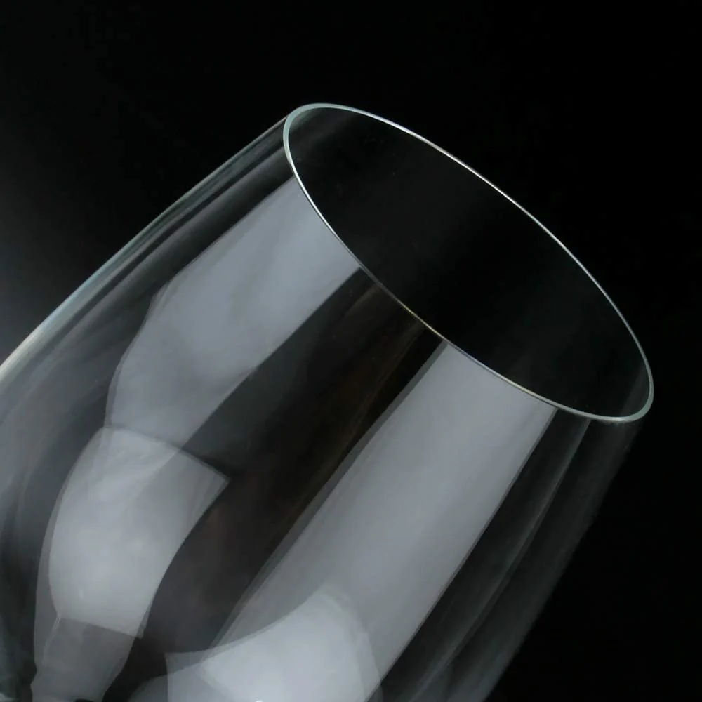 The Wine Savant Rhinestone DIAMOND Studded Wine Glasses 16 Ounces Set of 2 10-inches Tall, Gold and Laser Cut Sparkling Wine Wedding Glasses, Elegant Crystal - For Everyday, Weddings, Parties - Image 4