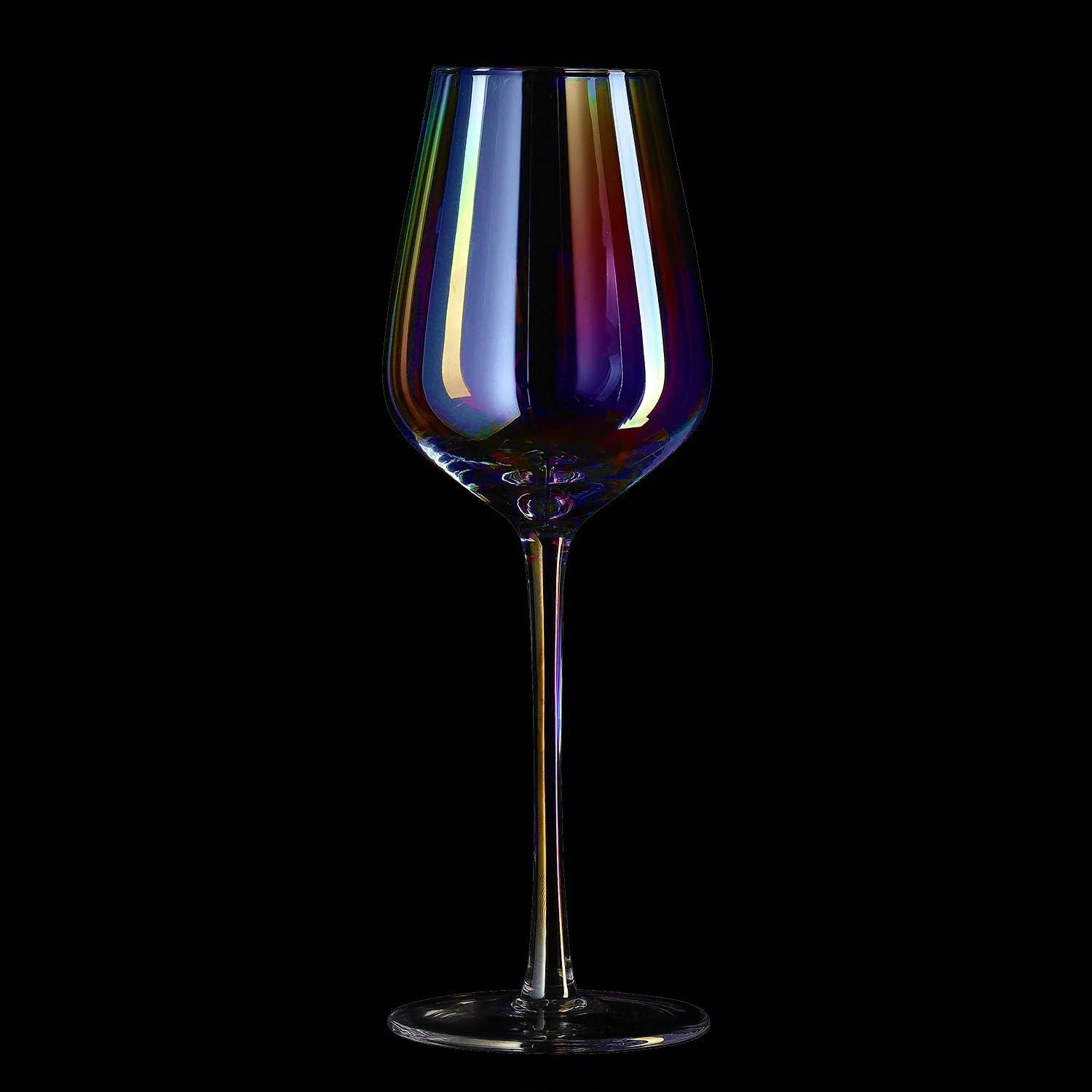 Iridescent Luster Large Radiance Wine Glasses - White Pearl Whimsy and Nostalgia Large Red Wine or White Wine Glass In An Elegant Gift Box - Image 7