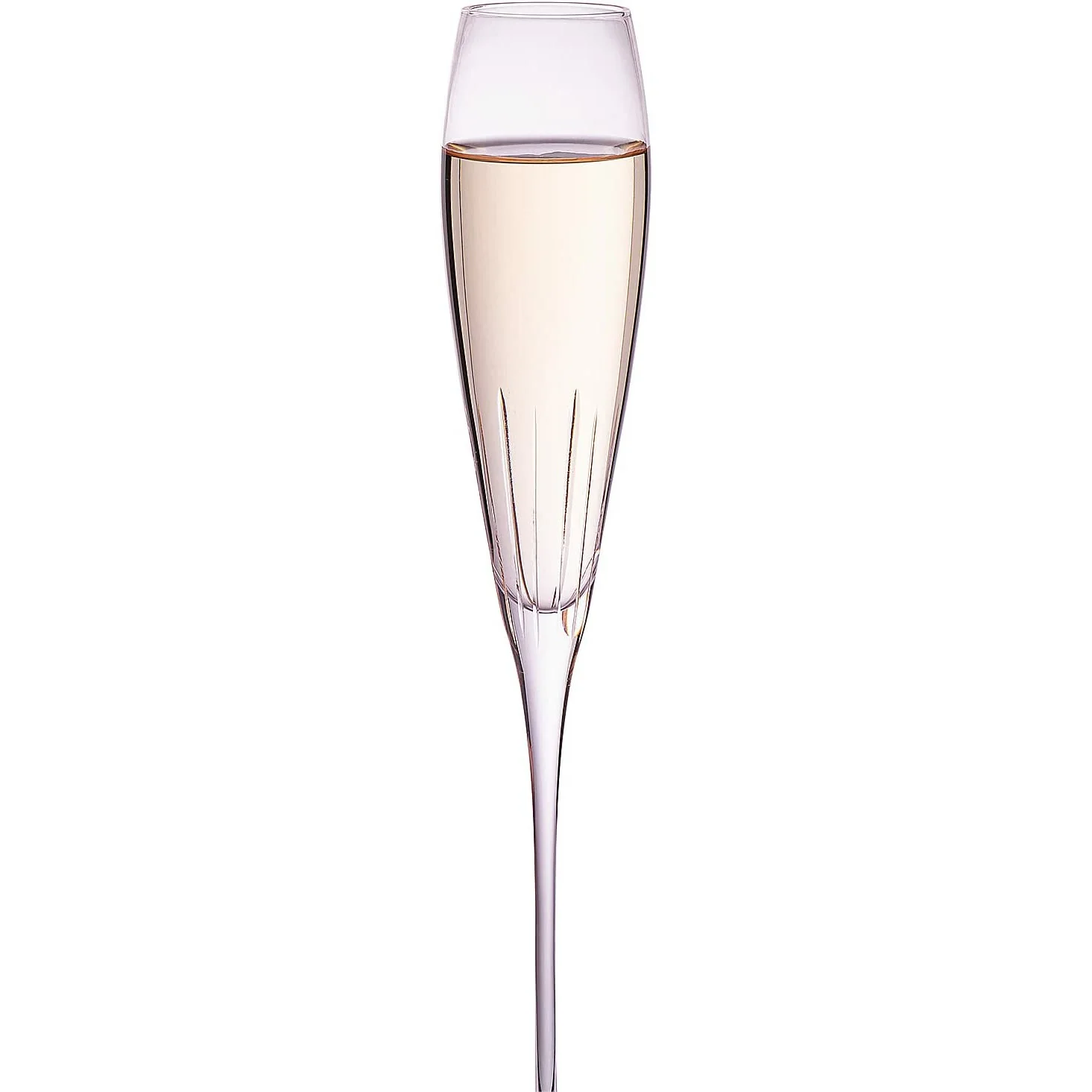 The Wine Savant Parisian Performance Glassware French Paris Collection Crystal Pink Glasses, Red & White Wines For Weddings Present Everyday Beautiful Gift Anniversary (Champagne) - Image 6