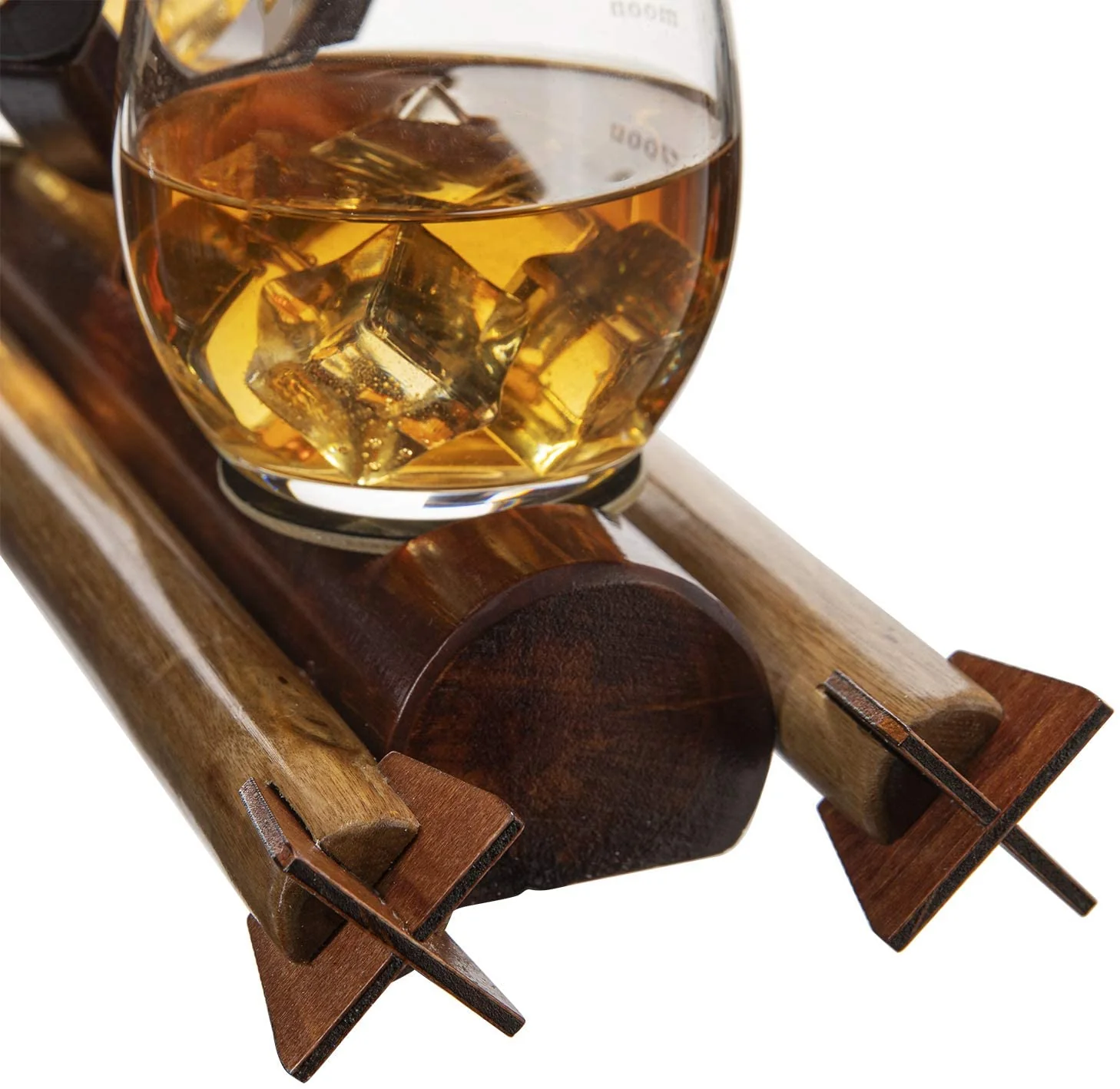 Rocket Whiskey Decanter Set, Solar System With Planets Globe Decanter - Image 4